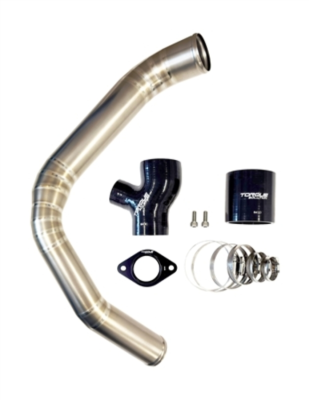 Subaru WRX Performance Air Intake - Torque Solution - Top Mount Charge Pipe - Titanium Brushed / Raw - `15-`21 Subaru WRX Performance Air Intake - Torque Solution - Top Mount Charge Pipe - Titanium Brushed / Raw - `15-`21